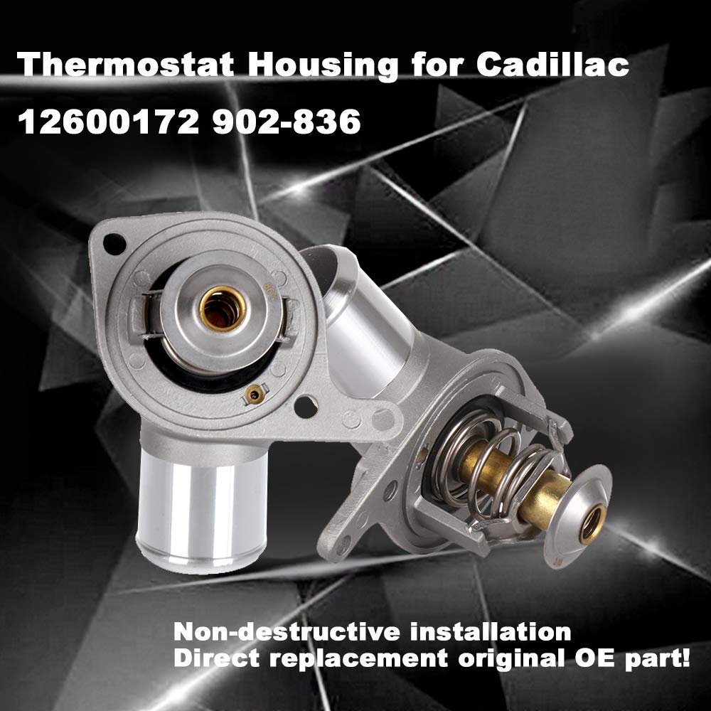 Engine Coolant Thermostat Housing Water Outlet 12600172 For Cadillac Escalade Chevrolet Silverado Corvette Express Avalanche