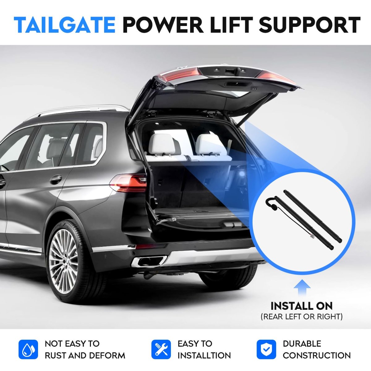 Rear Liftgate Power Support Shock Strut Fit For Chevy Suburban Tahoe Gmc Yukon Xl Cadillac Escalade Esv 2015-2020 Electric