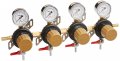 Taprite E-t1661st-02 Secondary Beer Regulator 1p1p 3 8 Barb In Thru 5 16 Shut-off 60lb Gauge 