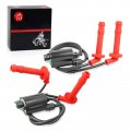 2pcs Ignition Coil Pack And Spark Plug Cap For Honda Cbr600f2 Cbr600f3 Cbr600sjr 1991-1998 30510-kt7-023