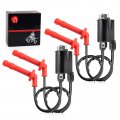 2pcs Ignition Coil Pack And Spark Plug Cap For Honda Cbr600f2 Cbr600f3 Cbr600sjr 1991-1998 30510-kt7-023
