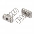 Uxcell M10 304 Stainless Steel Strut Spring Channel Nuts 10 Pcs