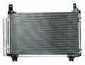 3580 Condenser Assembly For 2007 To 2015 Toyota Yaris Black Machined Aluminum Heat Transfer Unit 