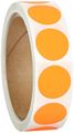 Aviditi Dl611g Circle Inventory Color Coded Label 1 Diameter Fluorescent Red Roll Of 500 