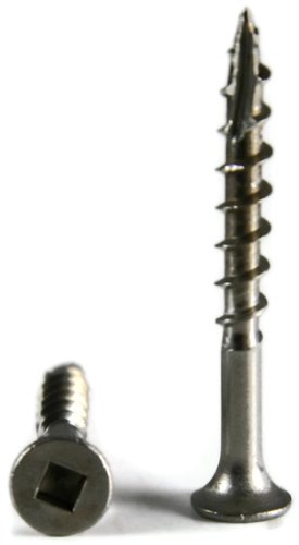 Square Drive Deck Screws 305 Stainless Steel Bugle Head Type 17 Point 8 X 2 Qty-100