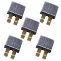 Zookoto 30a Plug In Mounting Automotive Circuit Breaker Snap Off 2 Sections Balde Terminal 5 Pcs 