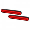 2 Pcs 10 100 Led Trailer Light Bar Surface Mount Waterproof For Park Stop Turn Signals Tail Brake Truck Boat Marker 