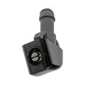 Windshield Washer Nozzle For Pontiac Torrent 2006 2007 2008 2009 Adjustable Black Plastic 0 228 In Hose Port Diameter
