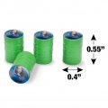 Supergirl Tv Series Character Tire Rim Wheel Aluminum Valve Stem Caps
