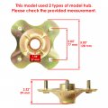 Caltric 2 Rear Wheel Axle Hub For Yamaha 2hr-25383-01-00 2hr-25383-00-00