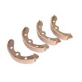 4 Pcs Golf Cart Brake Shoes Replacement For Ds 1995 Up And Precedent Carts Part Number 1018232-01