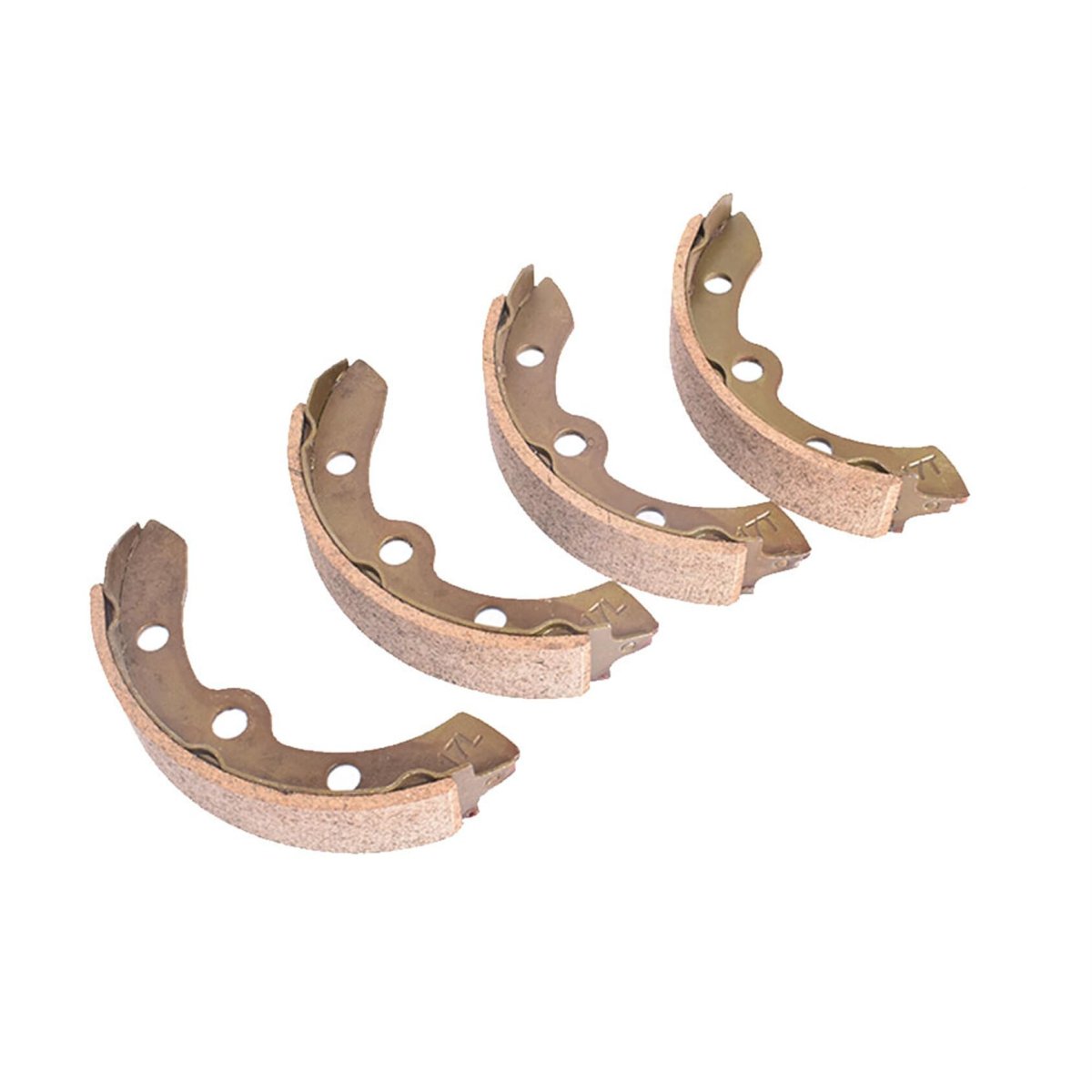 4 Pcs Golf Cart Brake Shoes Replacement For Ds 1995 Up And Precedent Carts Part Number 1018232-01