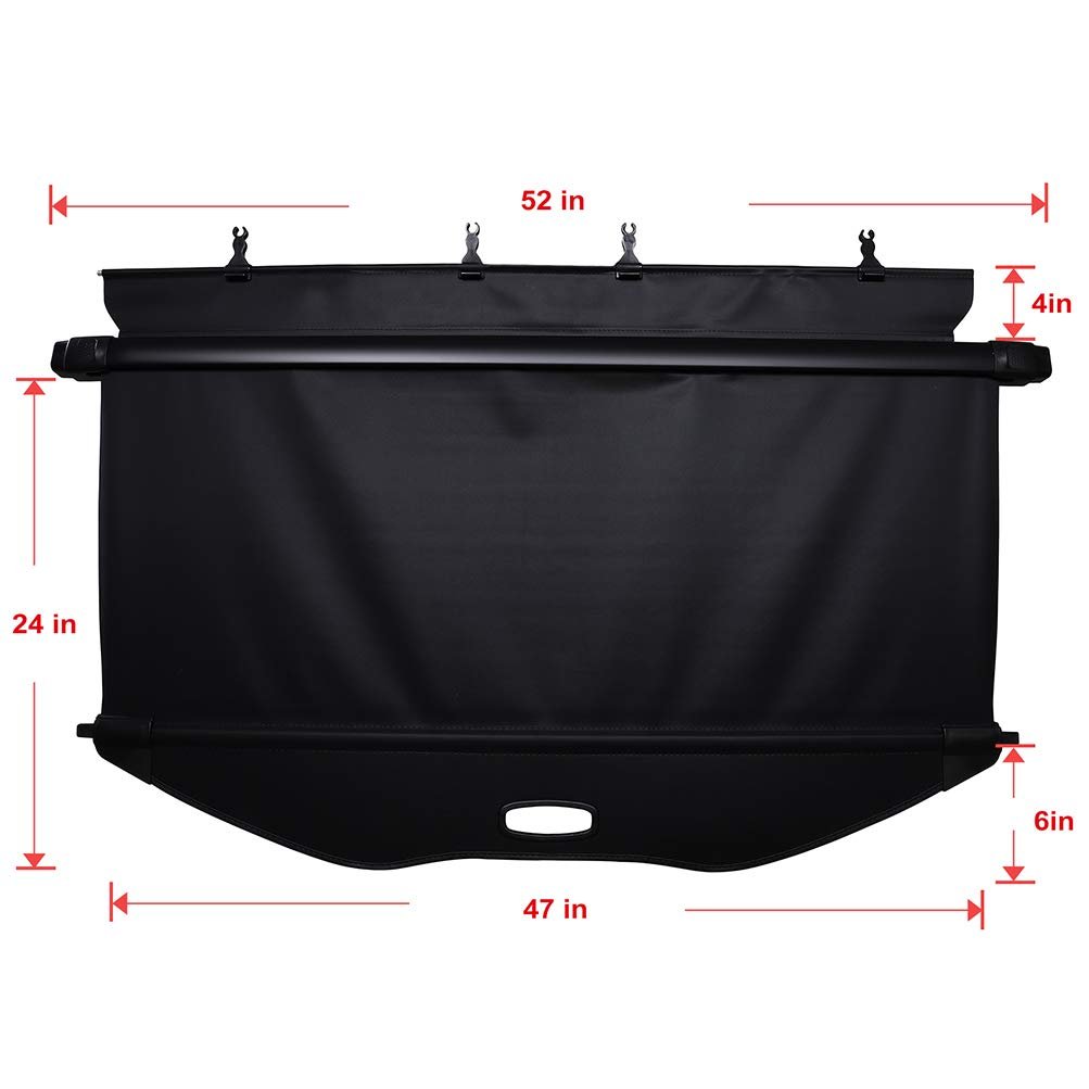 Retractable Cargo Cover 2009-2013 For Subaru Forester 2 5l Trunk Luggage Security Shade