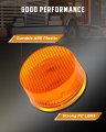 4 Pack 2 In 9 Led Amber Side Marker Clearance Lights Waterproof Roof Cab Running For Freightliner Cascadia Classic And