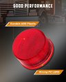 4 Pack 2 In 9 Led Amber Side Marker Clearance Lights Waterproof Roof Cab Running For Freightliner Cascadia Classic And