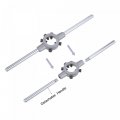 Uxcell Die Stock Handle Wrench Set M9 X 1 25 Threading Round And 25mm Fit M7-m9 Dies Holder Adjustable Hand Tool