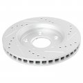 Front Semi Metallic Premium G Coated Brake Pad And Performance Rotor Kit Bka21317 For Chrysler Dodge Vw