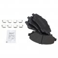 Front Semi Metallic Premium G Coated Brake Pad And Performance Rotor Kit Bka21317 For Chrysler Dodge Vw