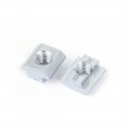 Uxcell M10 45 Series Metal T-slot Nut Sliding Block Slot Nuts 4pcs