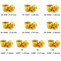 Holley 1 4-32 Main Jets Kit 20 2 Each Of Size 50 52 53 54 55 56 57 58 59 Thread 1 4 -32 Fits 2010 2300 4010 4011 4150 4160 4500