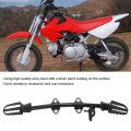 Footpegs Mount Bracket Pit Bike Pegs Steel Alloy Foot Peg Motorcycle Footrest For Crf50 50cc 70cc 110cc 125cc Black