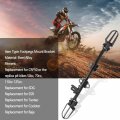Footpegs Mount Bracket Pit Bike Pegs Steel Alloy Foot Peg Motorcycle Footrest For Crf50 50cc 70cc 110cc 125cc Black