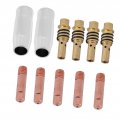Chicago Electric Welder Parts Boxwizard 030 Welding Tip 11pcs Nozzles Contact Tips Holders Mig Consumable Accessory Fit For