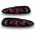 Amerilite Black Smoke Replacement Brake Taillights Set For Chevy Camaro Passenger And Driver Side