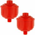 Tcp Global 2-pack Disposable Mini Air Water Filters Only Standard 1 4 Threads Fits Most Spray Guns And Tools 