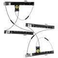 A-premium Electric Power Window Regulator Without Motor Compatible With Jaguar Xj 2010-2019 Xjr 2014-2016 Sedan Rear Left And