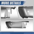 Auto Dynasty Rear Bumper End Cap Replacement For 2008-2016 Ford F-250 350 450 Super Duty W Park Assist Cutouts Passenger Right