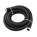 10ft 12an Fuel Hose An12 Universal Car Braided Nylon Stainless Steel Cpe Oil Gas Line Black 