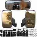 Utv Side Rear View And Center Mirror Set For Polaris Ranger 500 570 900 1000 Xp Diesel Etx Ev General Can Am Maverick Defender 