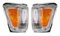 Am Chrome Marker Corner Parking Light Pair Set For 90-91 4runner Pickup Truck 