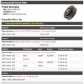 Accessory Belt Tension Pulley With Center Adjuster Nut Compatible 2003-2008 Infiniti G35 Sedan