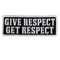 Hot Leathers Give Respect Embroidered Patch Multicolor 4 X 2 