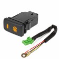 Dna Motoring Flsw-001 Car Dash Mount Fog Light Lamp Switch With Wiring Harness For 05-07 Sequoia 07-08 Solara 05-22 Tacoma 
