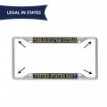 Us Navy Persian Gulf War Veteran License Plate Frame For Front Or Back Of Car Officially Licensed United States
