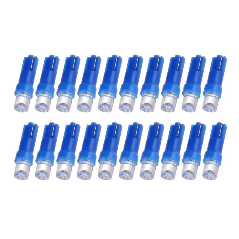 20 Pack Blue T5 Instrument Cluster Panel Gauge Dash Led Bulb Light 17 57 37 73 74