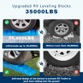 Heavy Duty Rv Leveling Blocks 12 Pack Camper Levelers For Single And Dual Wheels Stabilizer Jack Travel Trailer Accessories