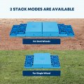 Heavy Duty Rv Leveling Blocks 12 Pack Camper Levelers For Single And Dual Wheels Stabilizer Jack Travel Trailer Accessories