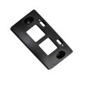 Front License Plate Bracket For Infiniti Qx60 2022 2023 2024 2025 Replacement In1068115 And 962106sa0e Black Plastic Standard 