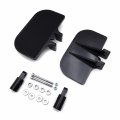 Httmt- Mini Rear Passenger Floorboards Footboards Foot Rest Pegs Mounts In Black Compatible With Dyna Fat Bob Low Rider Street