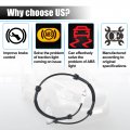 X Autohaux Rear Left Or Right Abs Wheel Speed Sensor No 93192439 8200184209 8200583498 For Vauxhall Opel Nissan Primastar