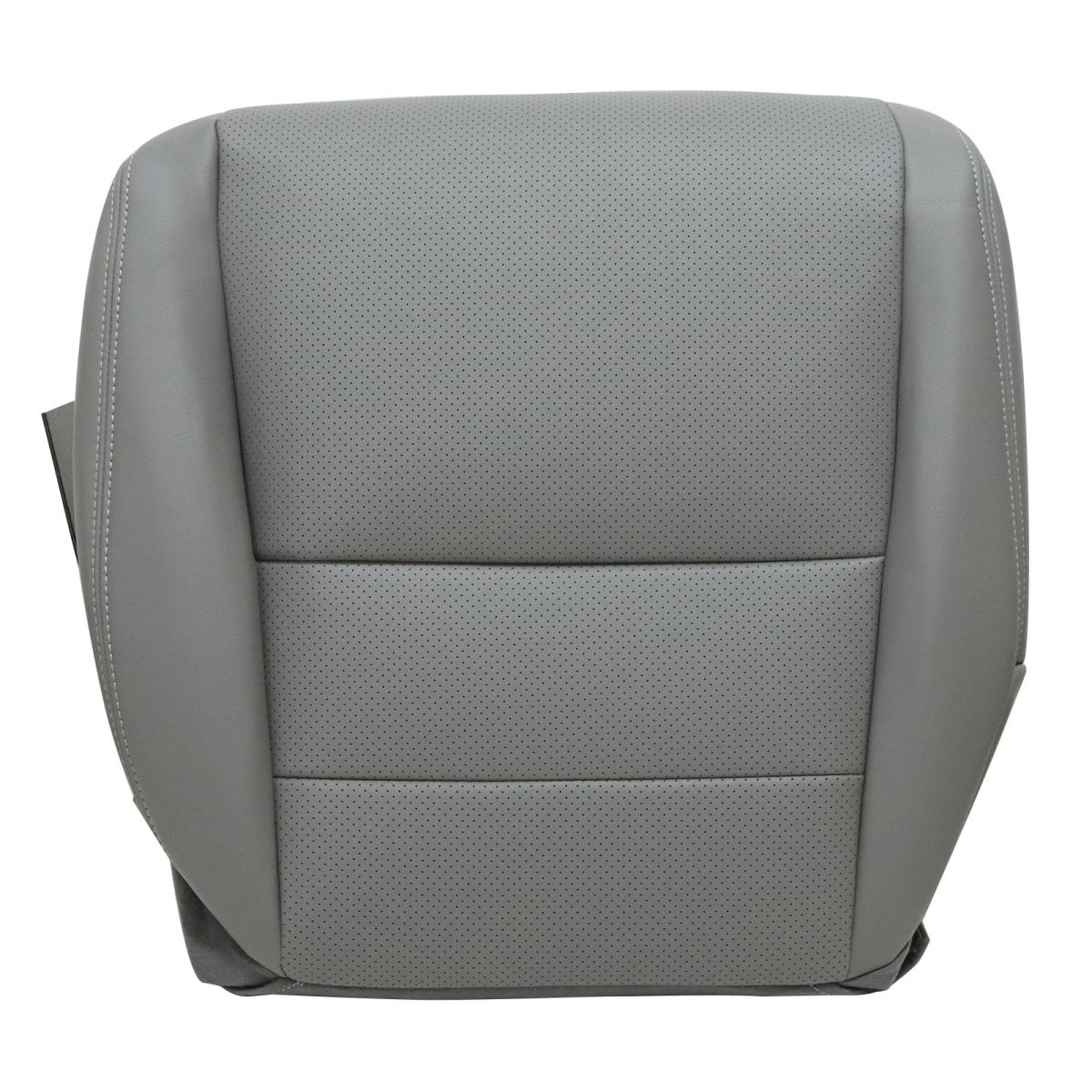 Driver Bottom Perforated Leather Seat Cover Gray For Acura Tl 2005 2006 2007 2008