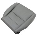 Driver Bottom Perforated Leather Seat Cover Gray For Acura Tl 2005 2006 2007 2008