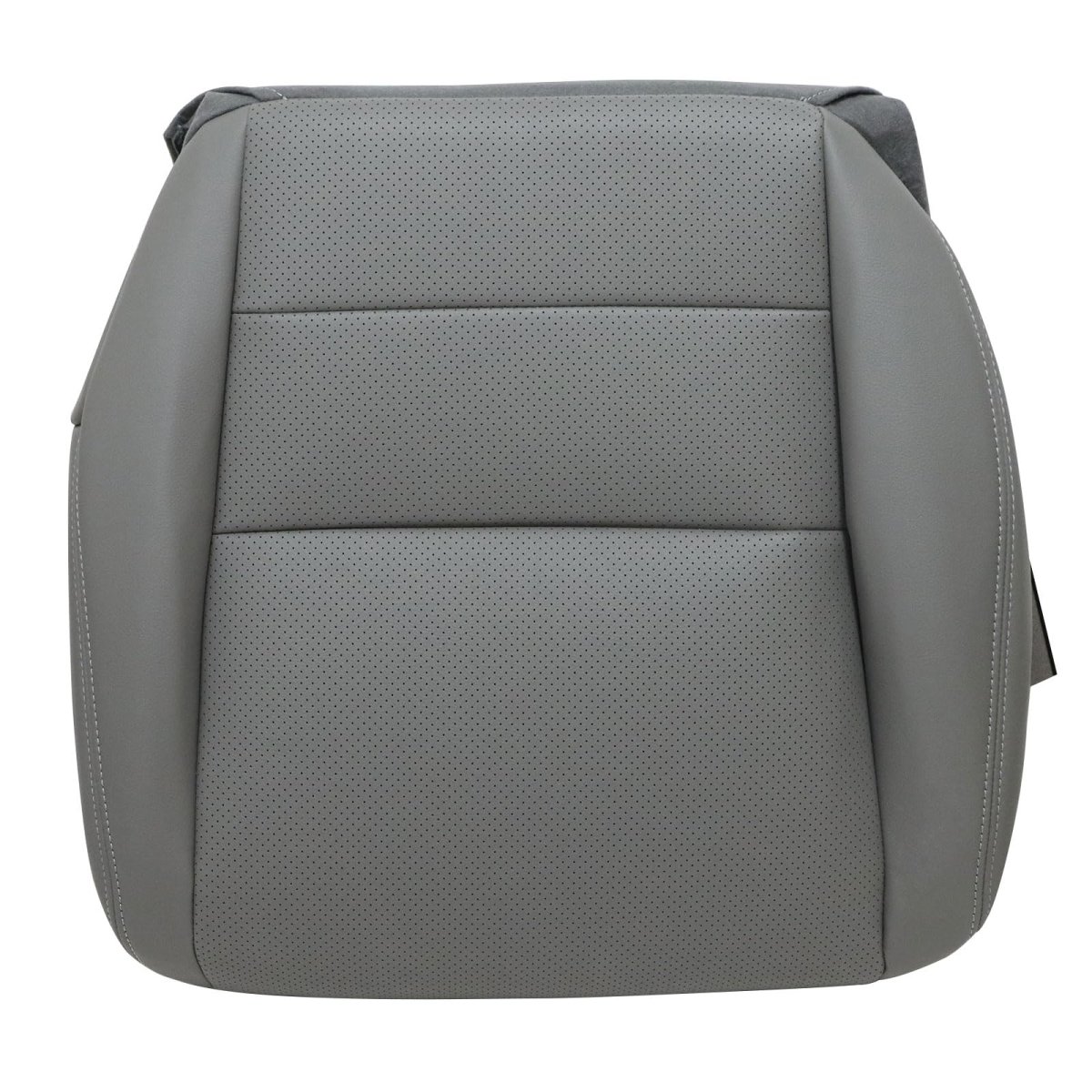 Driver Bottom Perforated Leather Seat Cover Gray For Acura Tl 2005 2006 2007 2008