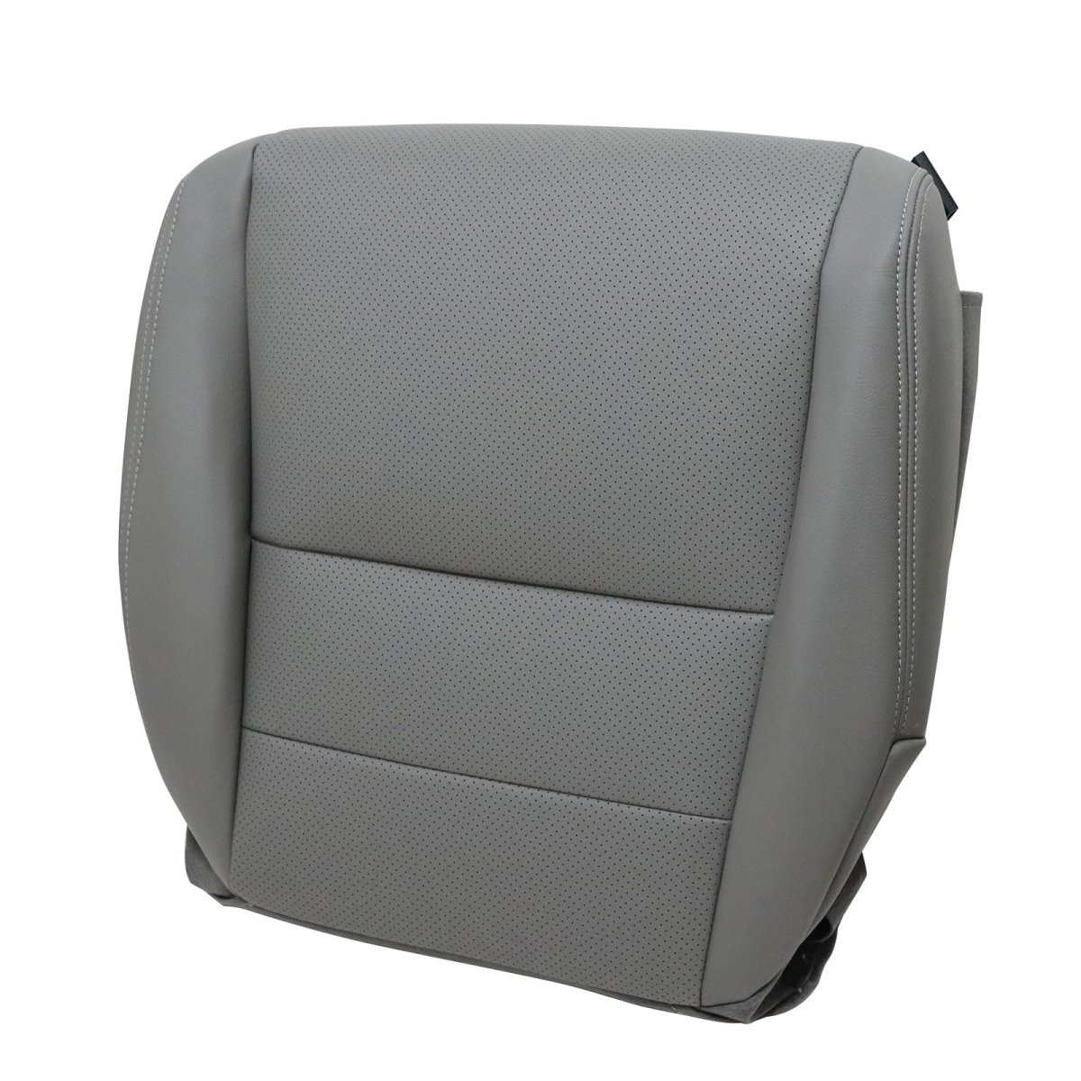 Driver Bottom Perforated Leather Seat Cover Gray For Acura Tl 2005 2006 2007 2008