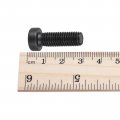 Uxcell M8x25mm Hex Socket Thin Head Cap Screw Bolts 12 9 Grade Carbon Steel 10pcs