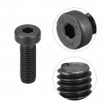 Uxcell M8x25mm Hex Socket Thin Head Cap Screw Bolts 12 9 Grade Carbon Steel 10pcs